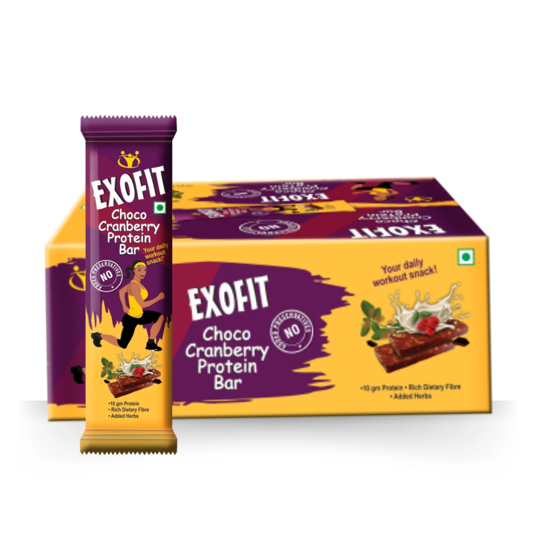 Exofit Choco Cranberry Protein Bars-12449105