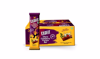 Exofit Choco Cranberry Protein Bars