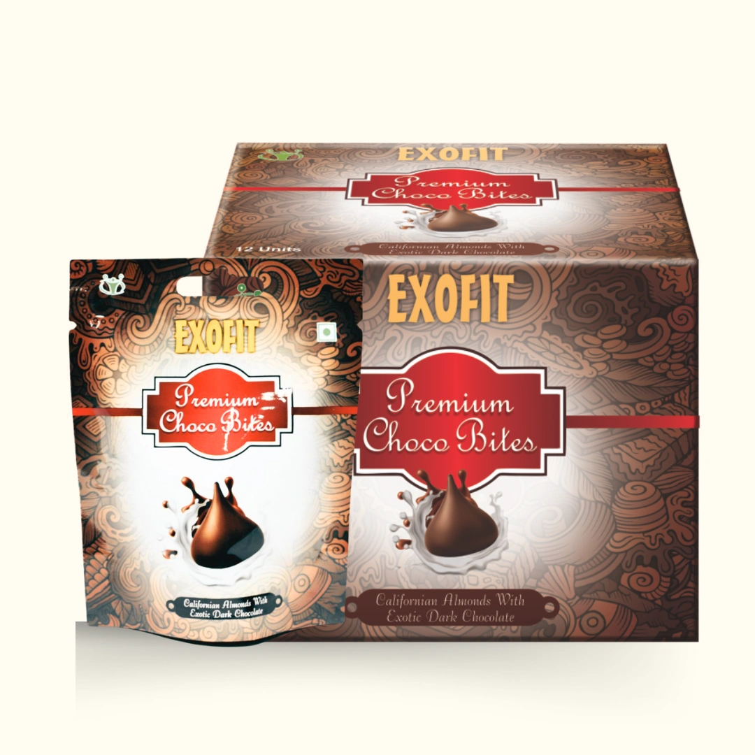 EXOFIT Premium Choco Bites Bites  (12 x 0.08 Units)-12452336