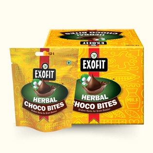 EXOFIT Herbal Choco Bites Bites (12 x 35 g)