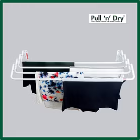 Wallmount Crisscross Cloth Dryer Stand (3ft)