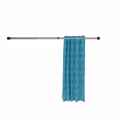 Adjustable Tension Curtain Rod - 2ft to 4ft - Aluminium-1