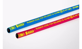 8mm Ganga Rubber Hose for Welding/Cutting Gases - Industrial Grade