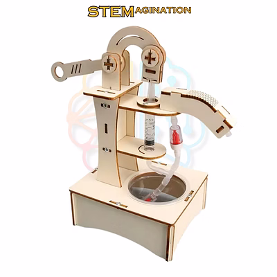 DIY Hand-cranked water pump