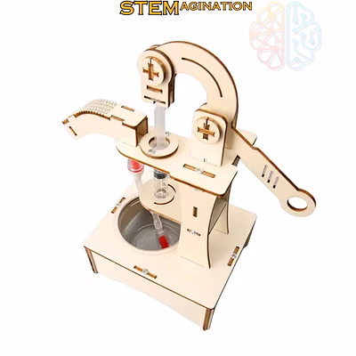 DIY Hand-cranked water pump