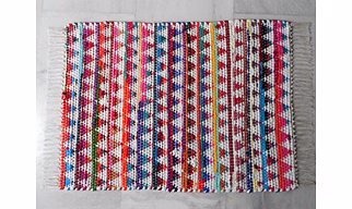 Handwoven Multi-Stripe Rug