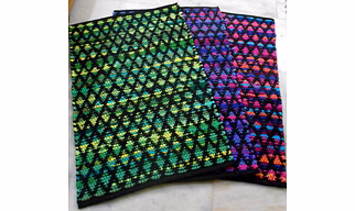 Handwoven Diamond Dot Rugs | Multi-Color | Eco-Friendly