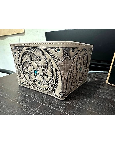 Hand Tooled Leather Wallet-1