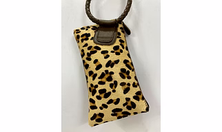 Premium Designer Cowhide hairon Leather Clutch Bag