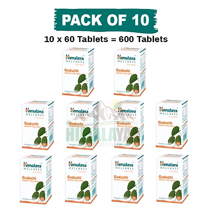 10 Bottles Set of Himalaya Herbal Guduchi Tablets Healthcare Medicine-12453277