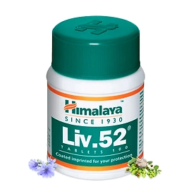 10 Bottles Set of Himalaya Herbal Healthcare Liver Care Liv.52 Tablets
