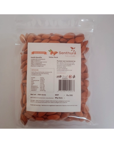Californian Almonds - 500gm Retail pack-1