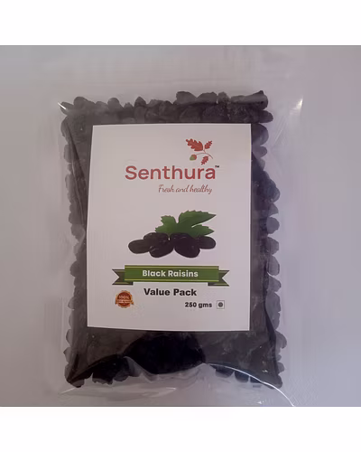 Black Raisins - 250gm Retail Pack-12701785