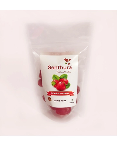 Dried Strawberry - 100gm Retail Pack-12701899