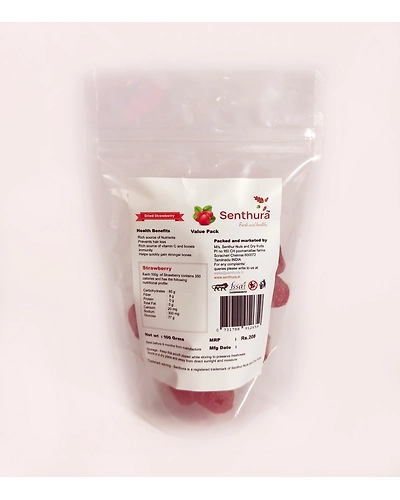 Dried Strawberry - 100gm Retail Pack-1