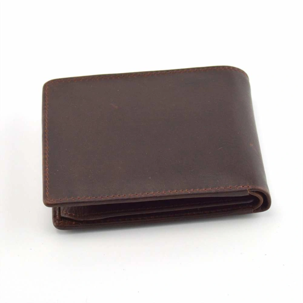 OIL PULL UP MEN DOTTED DESIGN LEATHER WALLET-1