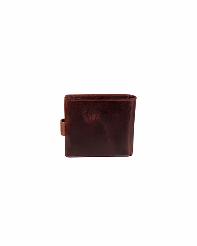 OIL PULL UP MEN LEATHER WALLET WITH CLASP-1