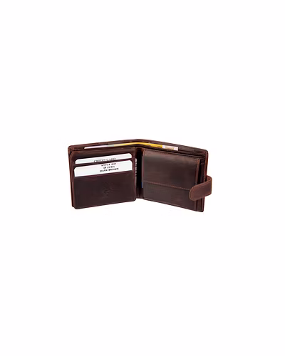 OIL PULL UP MEN LEATHER WALLET WITH CLASP-2