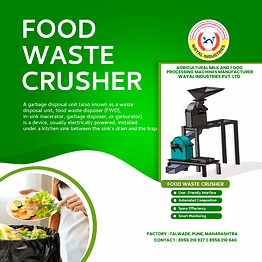food waste crusher