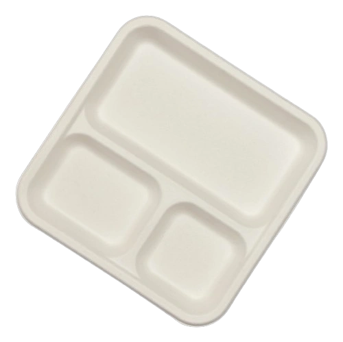 3-COMPARTMENT SQUARE MEAL TRAY-2