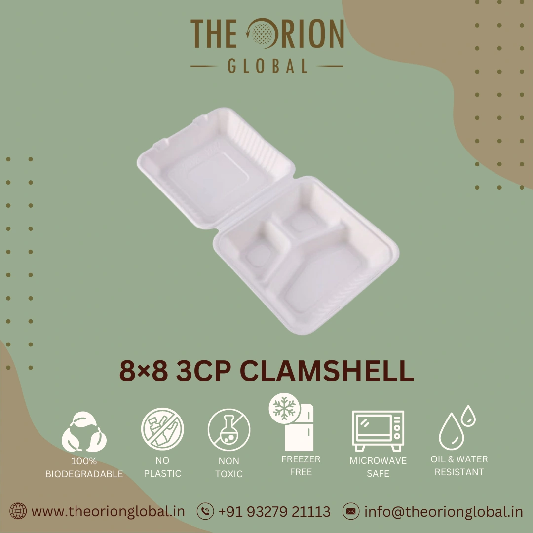 8X8 (3-COMPARTMENT) CLAMSHELL-12517712