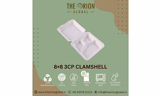 8X8 (3-COMPARTMENT) CLAMSHELL