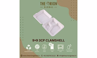 9X9 (3-COMPARTMENT) CLAMSHELL