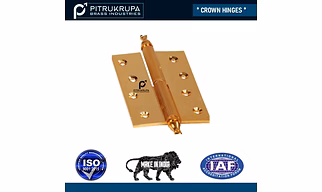 Brass Crown Hinges