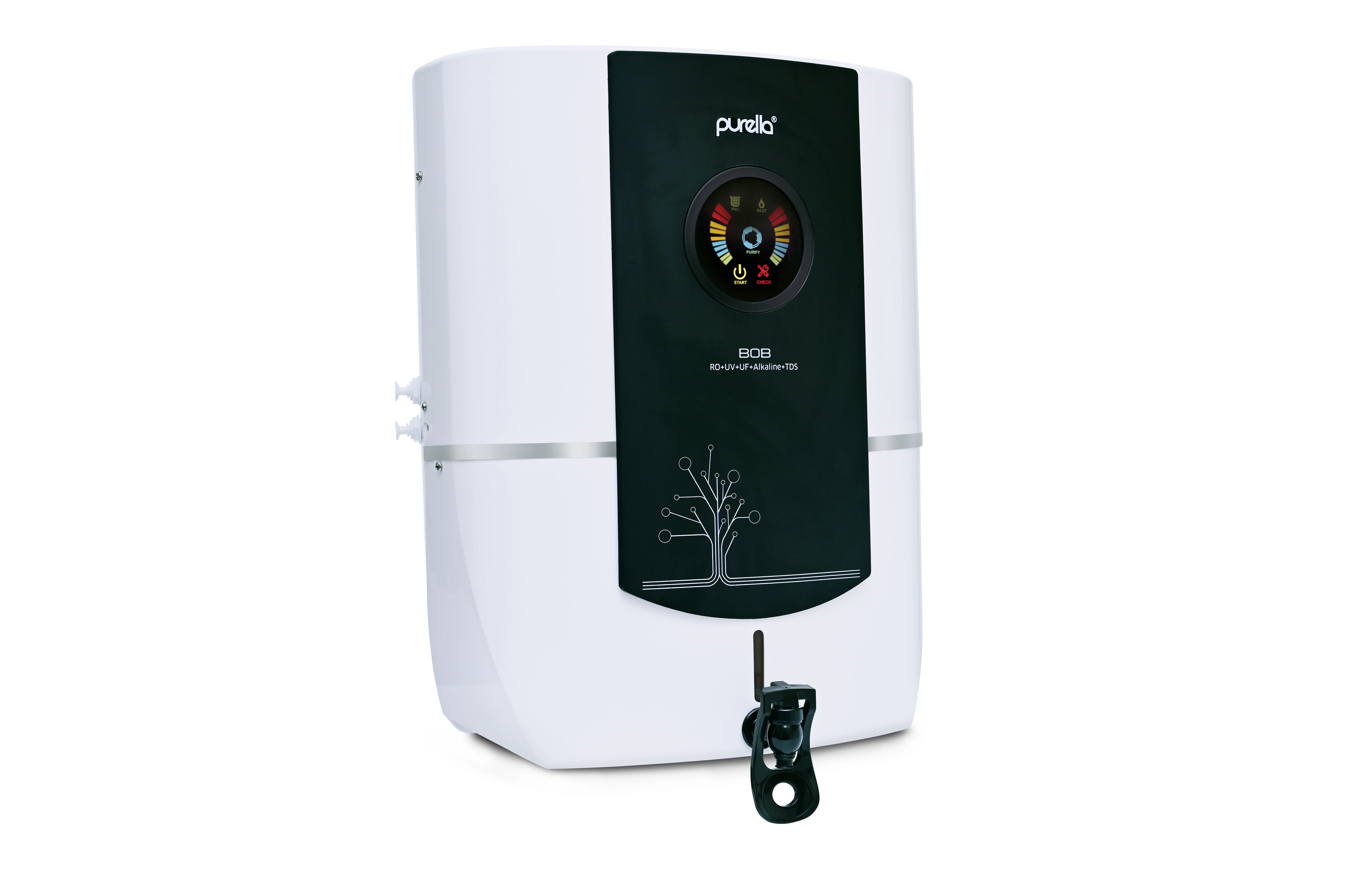 Purella Bob RO + UV + UF + Alkaline + Tds Control Water Purifier With 10 Litre Storage-1