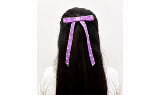 Lime By Manika Lilac Bow Clip - Mauve