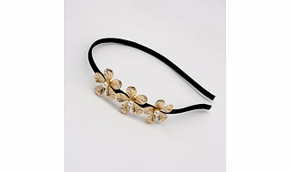 Flower Garden Hairband - Gold