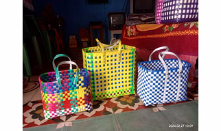 Hand made Nylon wire Baskets