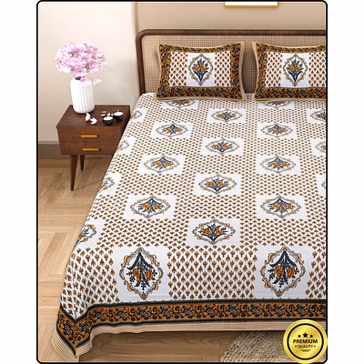 bluebell jaipuri bedsheet