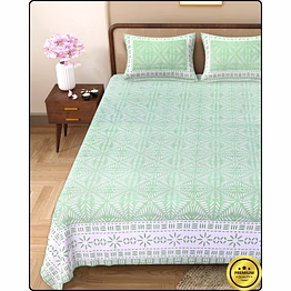 chevron jaipuri bedsheet
