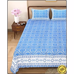 chevron jaipuri bedsheet