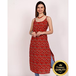 carp red kurti_1
