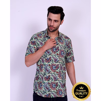 paisley print shirt