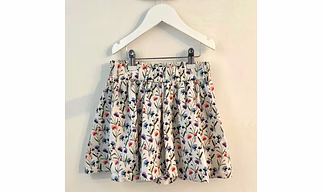 Organic cotton AOP Girls skirt