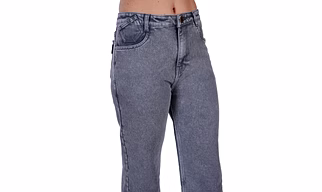 Trendy jeans from Korean fashion style