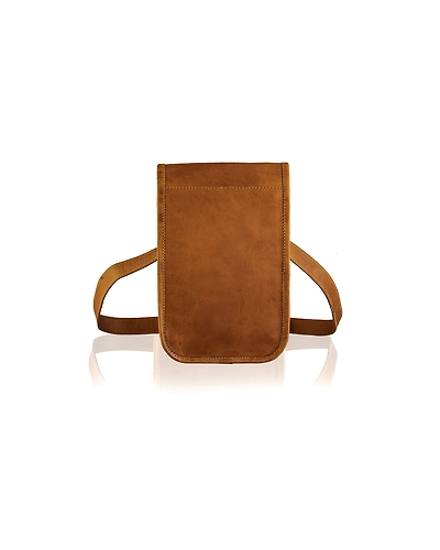 Half Flap Carnival Leather Pocket Bag-2