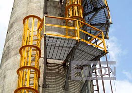 Aeron FRP Cage Ladder image 4
