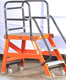 Aeron FRP Mobile Platform Ladder-2