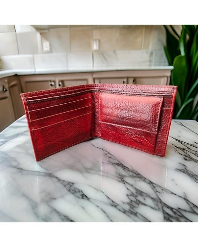 Men's Leather wallet brown color-1