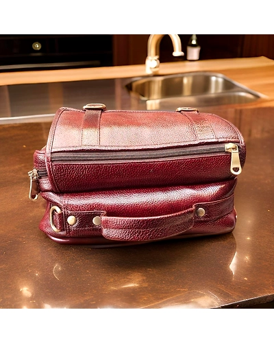 Leather laptop back pack 4 in 1-4