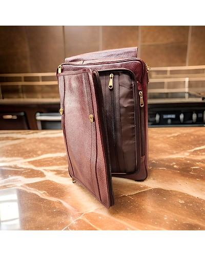 Leather laptop back pack 4 in 1-5