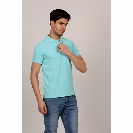 Sparrow Polo Neck Solid T-Shirts-2