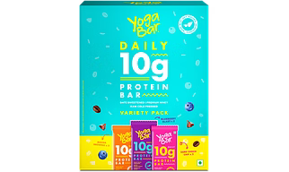 10g Protein Bar - Variety Pack (Pack of 6) (MRP 449)