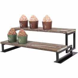 rectangular cupcake perch stand, 16.75 inch