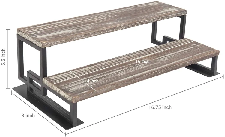 Rectangular Cupcake Perch Stand, 16.75 Inch-1