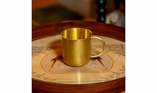 Brass Coffee Mug
